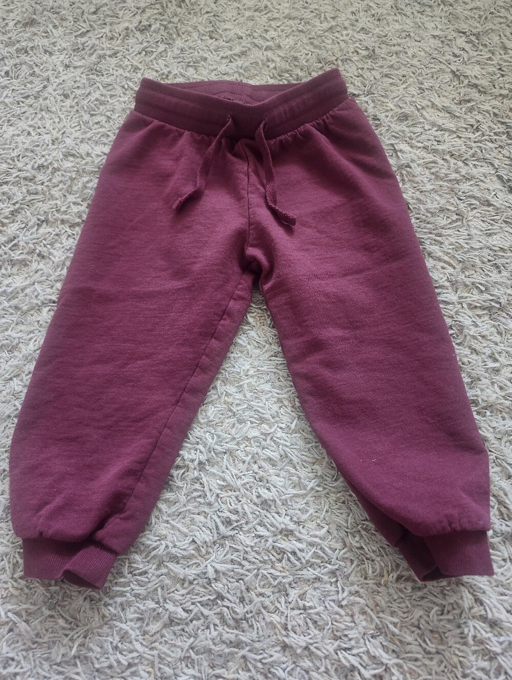 H&M Maroon Cozy Drawstring Jogger Pants